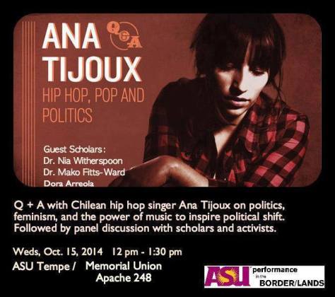 Ana Tijoux Hip Hop, Pop Feminism, and Poltics